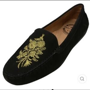 Drivers Club USA Nashville Black Nobuck Loafers Women's US 5 EU 35 New In Box